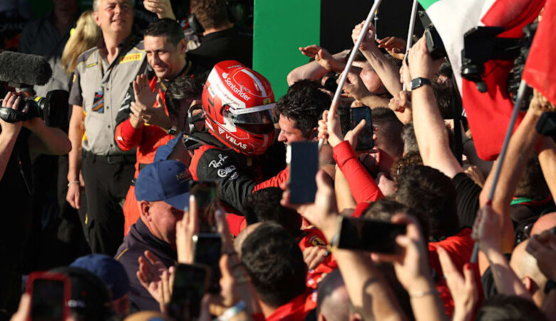 Charles Leclerc wins Formula 1 Australian GP