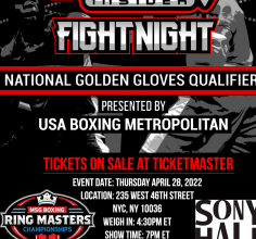 Big City Bright Lights: Boxing Insider Host "Fight Night" Thursday