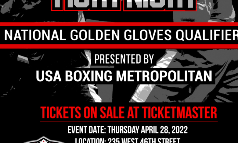 Boxing Insider and USA Boxing Metropolitan Present Fight Night