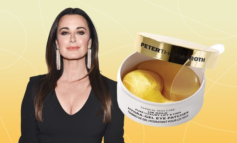 Kyle Richards' 24K Gold Peter Thomas Roth Eye Patches Are On Sale At Amazon For Mother's Day