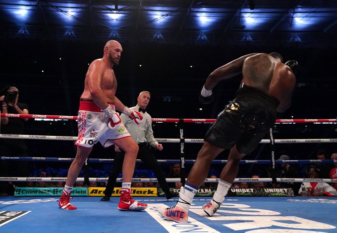 Fury defeats Whyte with one dangerous shot, wins the title