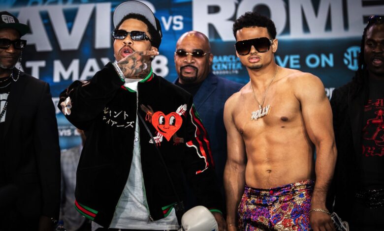 Gervonta Davis in a heated confrontation with Rolando "Rolly" Romero: "In the face it is different, he is soft"