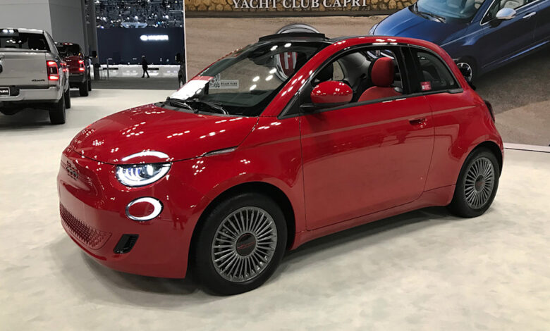 Fiat showed off the 500 Electric in New York, should sell it here too