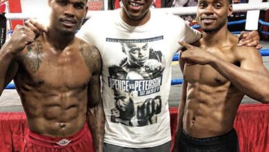 Derrick James shook his head at Errol Spence Jr.  With.  Jermell Charlo Showdown: "I Don't Want To Think About It"