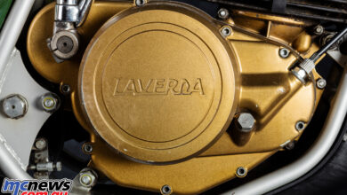 The Laverda 250 Chott ran a