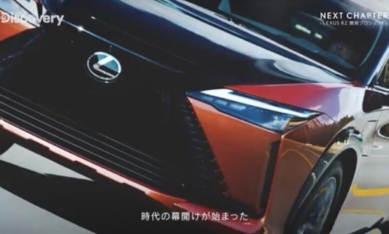 Production Lexus RZ 450e leaked ahead of official launch