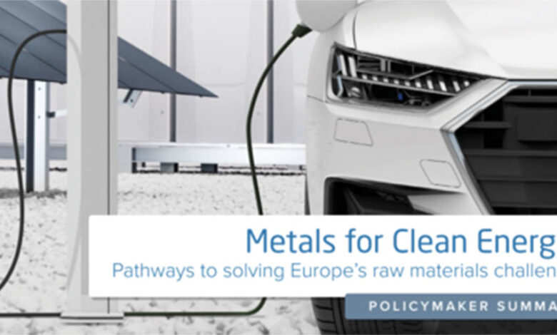 Study quantifies metal supplies needed to achieve EU climate neutrality target - Are you okay?