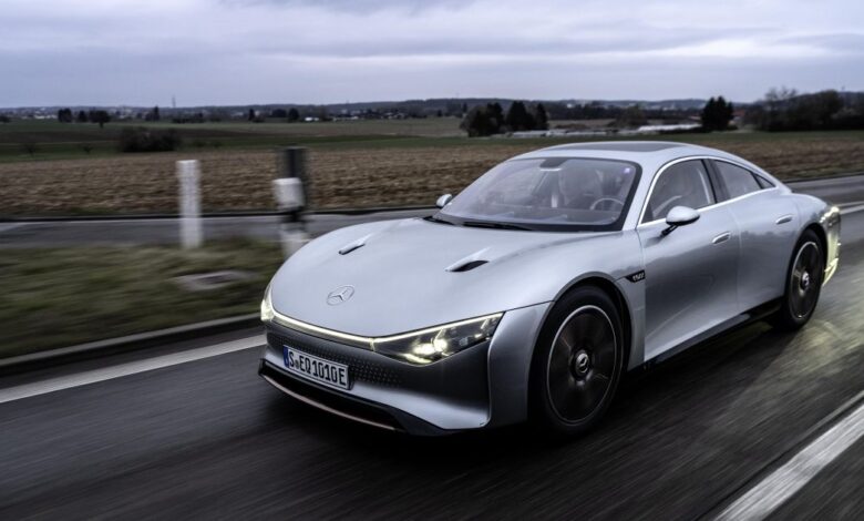 Mercedes-Benz EV concept exceeds a range of 1100 km per charge