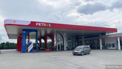 Petros multi-fuel station in Sarawak serving gasoline, diesel, electric or hydrogen vehicles
