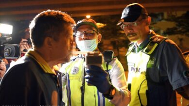 Polis tahan 13 pemandu mabuk sekitar Kuala Lumpur dalam operarasi yang berlangsung hujung minggu lalu