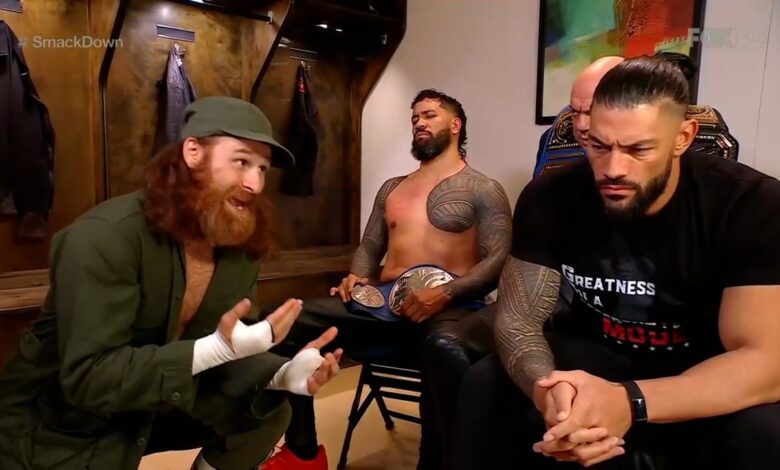Sami Zayn asks Roman Reigns for help against Drew McIntyre I WWE on FOX