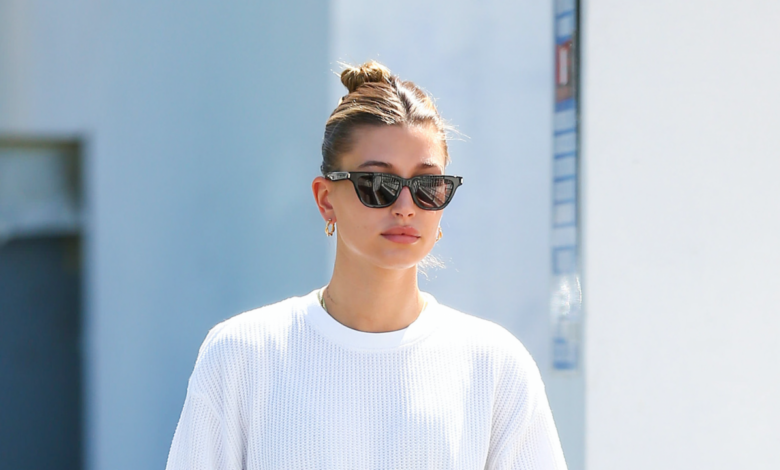 Hailey Bieber's Go-To Denim shorts are almost 50% off and perfect for your spring wardrobe
