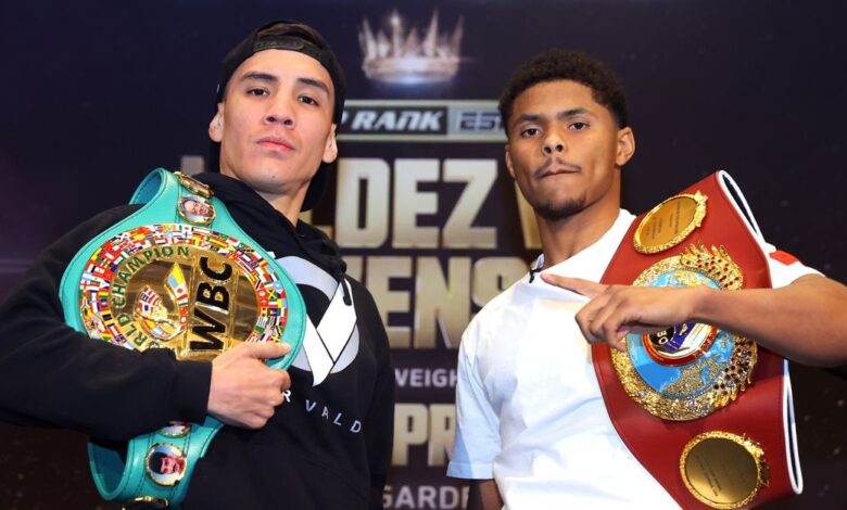 Oscar Valdez: "Shakur Stevenson is a mighty fighter, but he's not invincible"