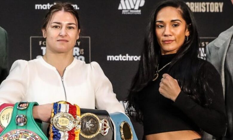 Katie Taylor and Amanda Serrano appear on "Today Show" to promote their Saturday fight