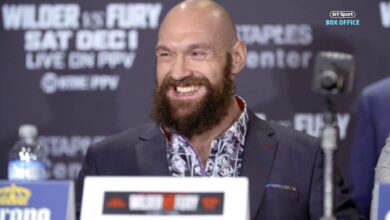 Tyson Fury Hedges on retirement vows during sedative press conference with Dillian Whyte