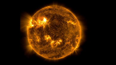 This NASA photo of an erupting solar flare is pure magic, but it also signals a nasty solar storm heading for Earth.