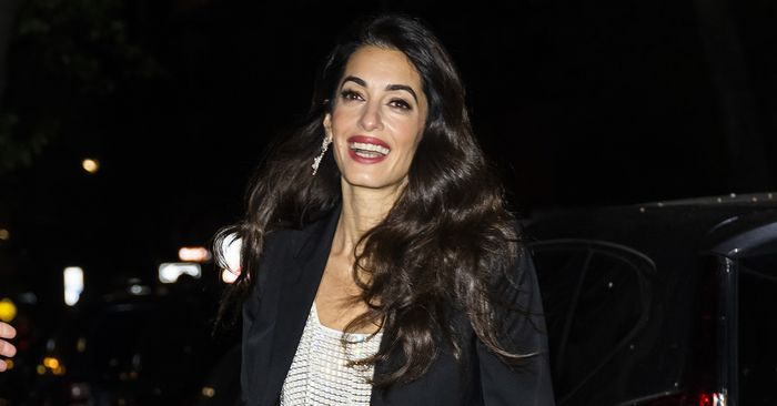 Amal Clooney loves the trend of high heels that prevail on Zara