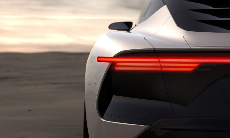Electric DeLorean teases August reveal, the first of an electric car brand to completely revive a familiar name