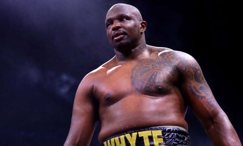 Tyson Fury Promoter Frank Warren says he has a replacement on hand so Dillian Whyte pulls out of title fight
