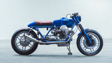 All Blue: An SP1000 celebrating the 100th anniversary of Moto Guzzi