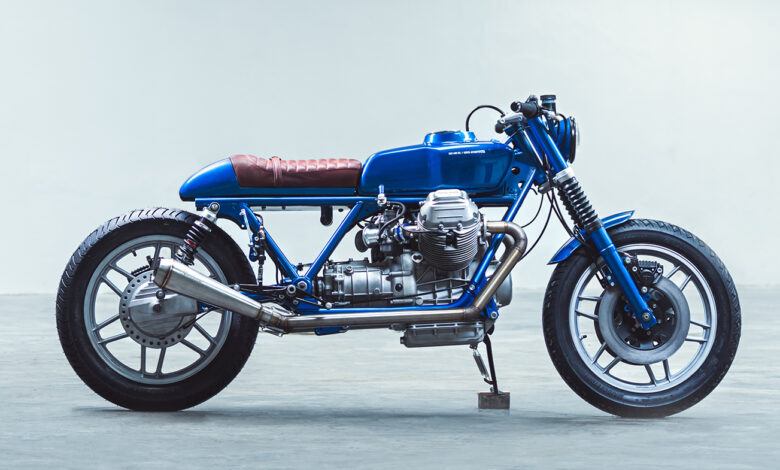 All Blue: An SP1000 celebrating the 100th anniversary of Moto Guzzi