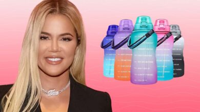 Khloé Kardashian's Motivational Water Bottle Has Over 25,000 Five Star Reviews - Buy It Now at Amazon