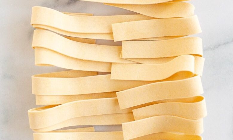 Easy Homemade Pappardelle Pasta | Julie Blanner
