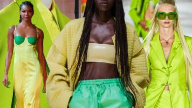 Yellow and green outfits are the latest trend of 2022