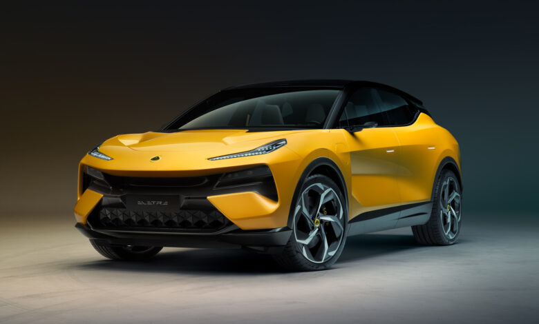 Sports car maker Lotus unveils a lightweight electric SUV