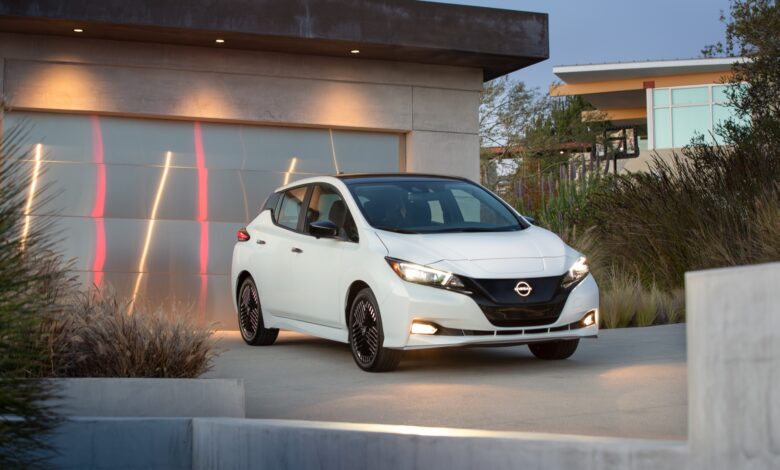 2023 Nissan Leaf changed design, simplified lineup, range up to 215 miles