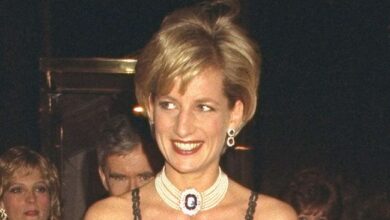 Princess Diana lingerie-inspired evening dress from 1996