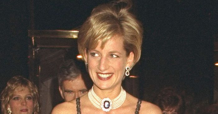 Princess Diana lingerie-inspired evening dress from 1996