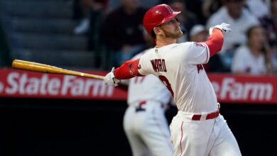 Taylor Ward hits big, only falling into rotation in standout performance for the Los Angeles Angels