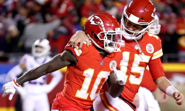 Patrick Mahomes - Shocked at the loss of Tyreek Hill despite knowing that a potential Kansas City Chiefs sale is possible