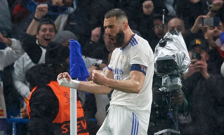 Shining Benzema contrasts with miserable Lukaku as Real Madrid take control of Champions League quarter-final