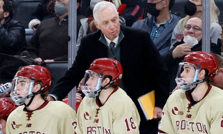 Jerry York, 76, NCAA men's hockey history winning coach, retired from Boston College, says it's 'the right time to do so'