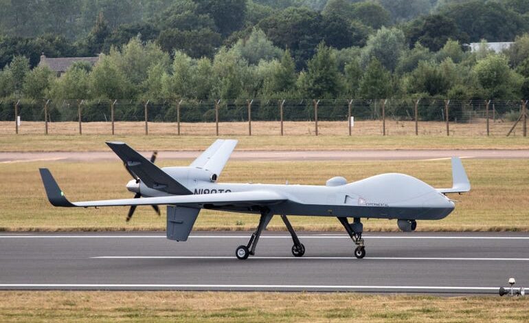 Australia's SkyGuardian drone was shot down by tear gas