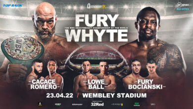 Fury-Whyte Undercard Lineup Confirmed - Social Boxing