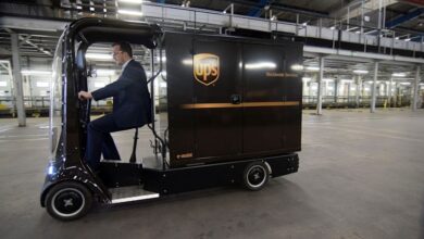 UPS tests 'eQuad' electric bike for urban delivery