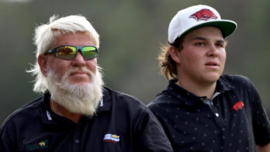 Supporters sign two-time major winners John Daly and son John Daly II to endorse the deals
