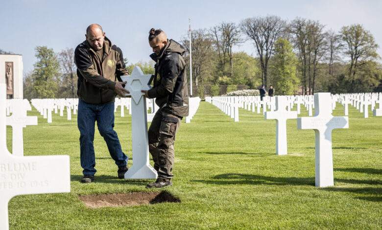 Many Jewish soldiers during World War II were given Christian burials.  That is change.