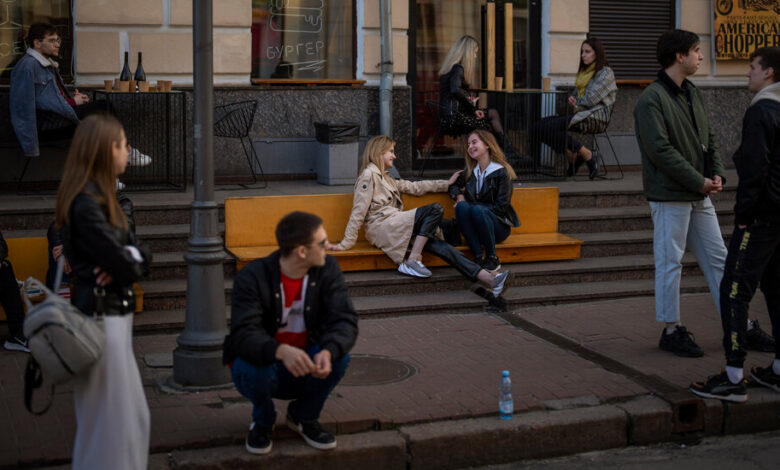 In Kyiv, cautious residents have a sense of normalcy