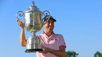 Justin Thomas' sensational comeback crowned PGA Victory after Mito Pereira fall
