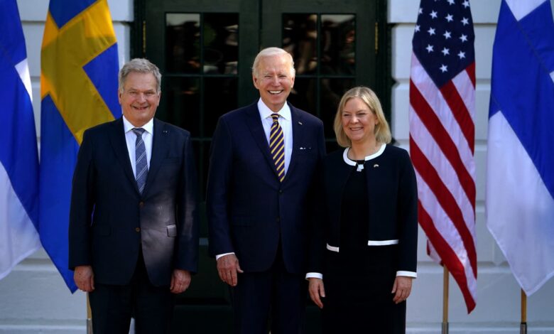 Biden said Sweden, Finland's NATO bid has the full support of the US