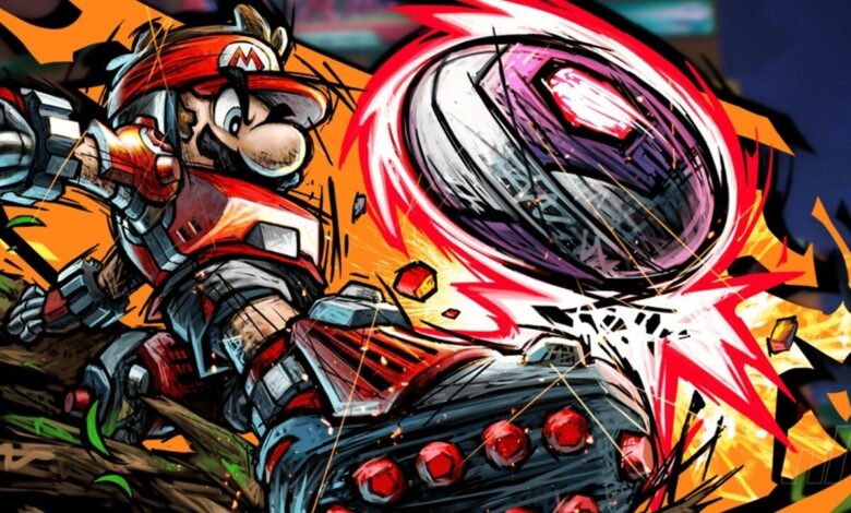 Check out this awesome new main art for Mario Striker: Battle League