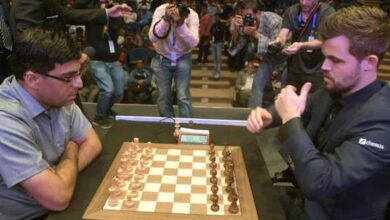 Anand beat Carslen in the blitz event in Norway