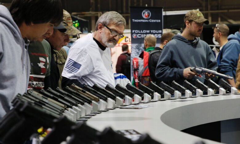 U.S. gun manufacturing trio since 2000, powered by handgun purchases