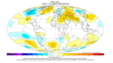 Coldest April on Record Satellite over Pacific Northwest - Is it up because of that?