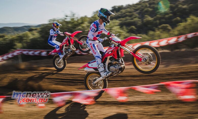 Honda honors CR/CRF history with the 50th 2023 CRF450R Anniv