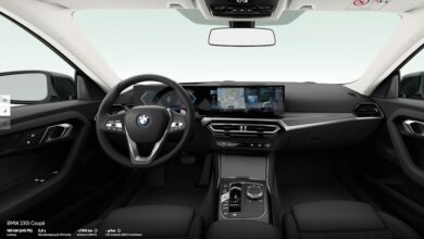 2023 BMW 2 Series Coupe with curved screen